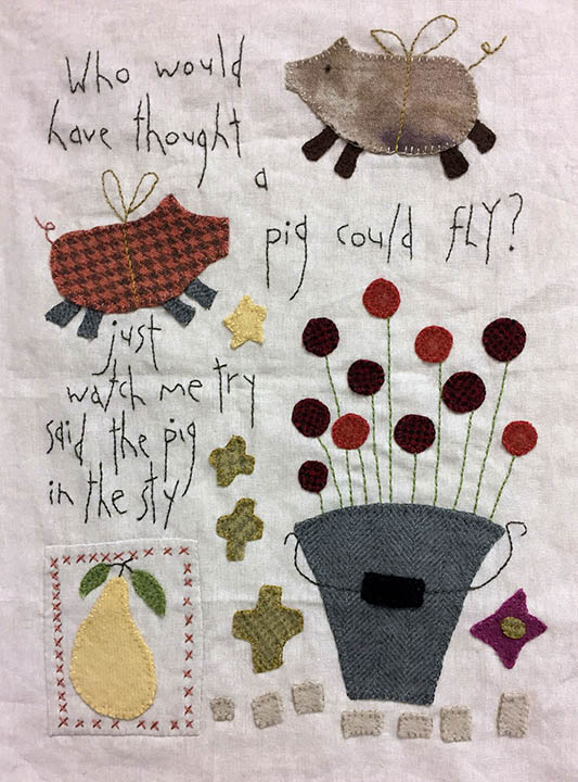 Dancing Chickens block 1